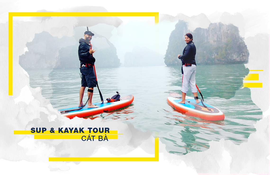 SUP & Kayak Tour tại Vịnh Lan Hạ