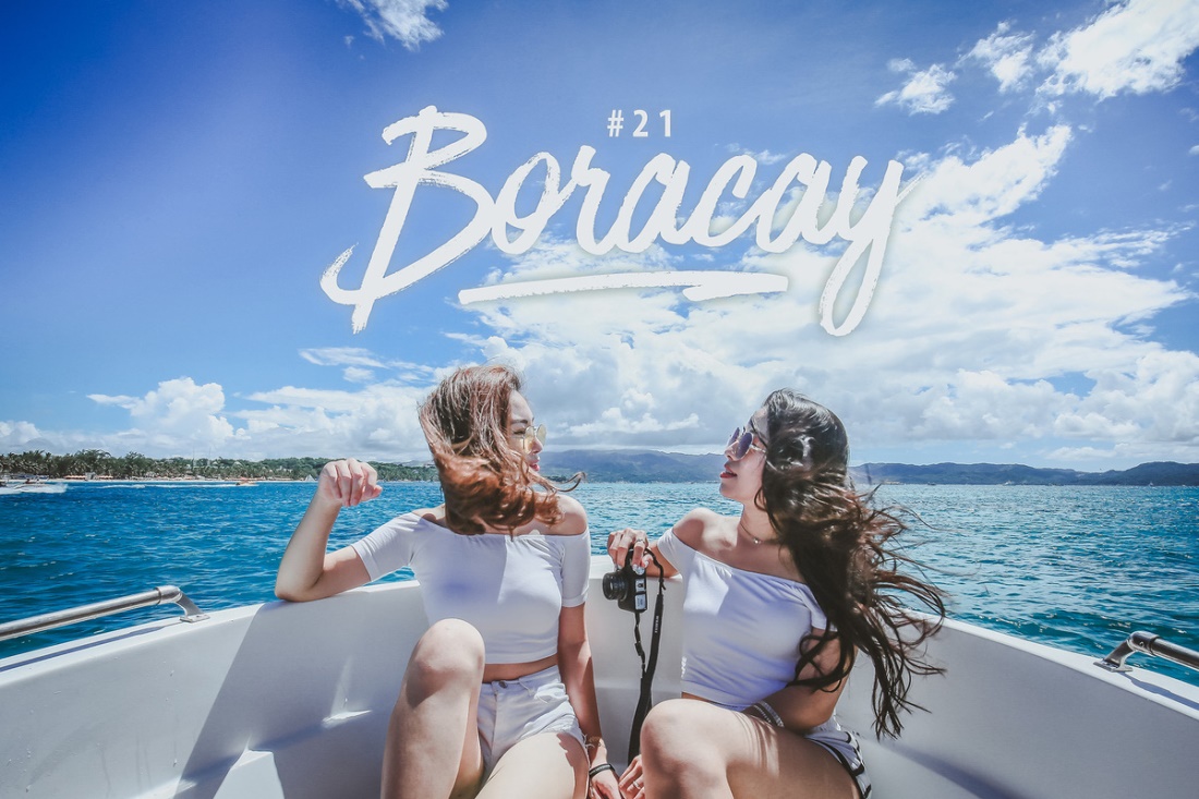 Theo chân hai cô bạn xinh đẹp khám phá thiên đường biển Boracay - Ảnh 1.