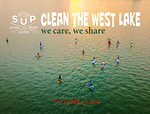 SUPer của Vietnam SUP Lover tham ra vào sự kiện Clean The West Lake 