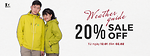 Sale 20% khi mua áo Weather Guide tại Umove