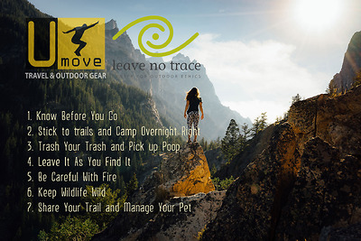 Umove Travel & Outdoor Gear ủng hộ The Leave No Trace Principles