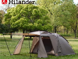 Lều 2 phòng khung nhôm Hilander   Alumium  Flame 2  Rooms Tent HCA0355(7000557) 