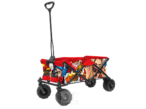 Xe kéo nhập Mỹ Creative Outdoor Distributor Wagon 900502/ Pop Art (Màu đỏ họa tiết)