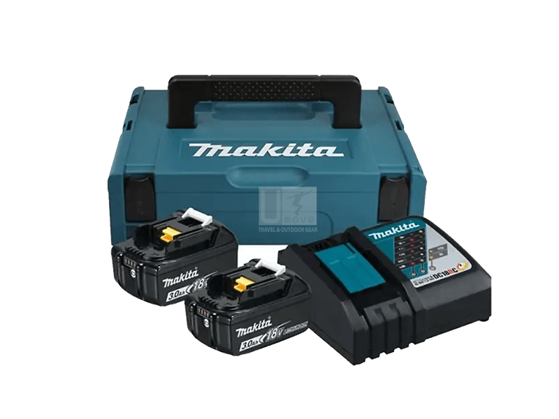 Bộ Pin sạc Makita MKP1RG182(BL1860B*2/ DC18RC) / 198116-4