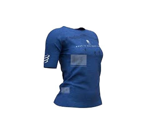 Áo thun thể thao nữ tay ngắn Compressport Training Tshirt SS W - Mont Blanc 2019 