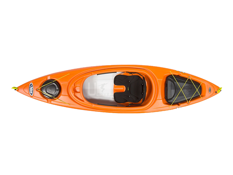 Thuyền Kayak composite Pelican Bounty 100X EXO-Sit-in Kayak
