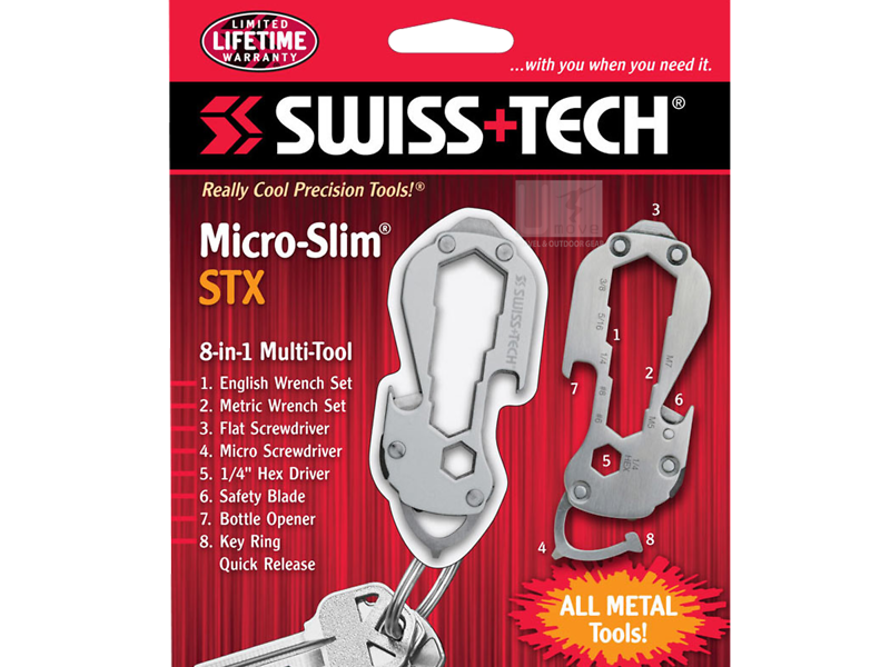 Khóa Đa Năng Swiss+Tech Micro Slim STX 8in1 ST67110